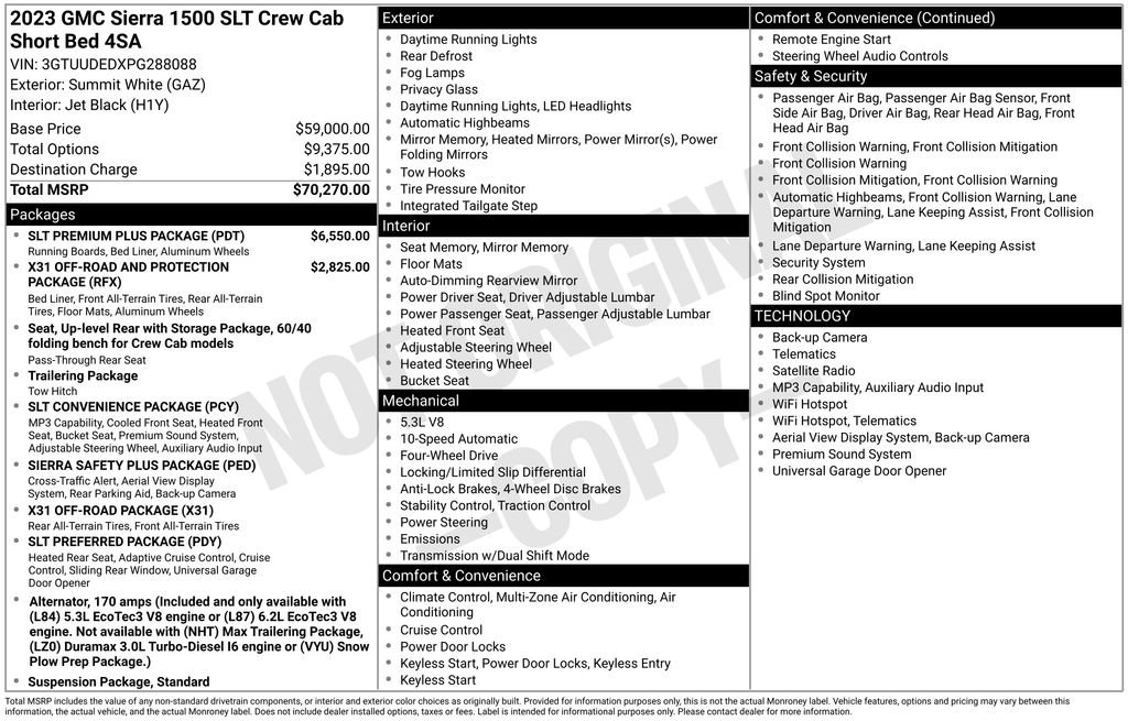 Certified 2023 GMC Sierra 1500 SLT w/ SLT Premium Plus Package AWD/4WD image 2