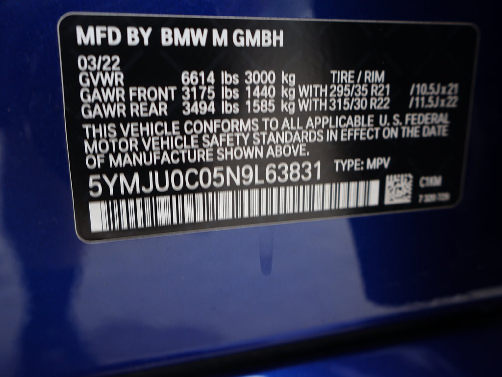 Used 2022 BMW X5 M w/ Competition Package 2 AWD/4WD image 44