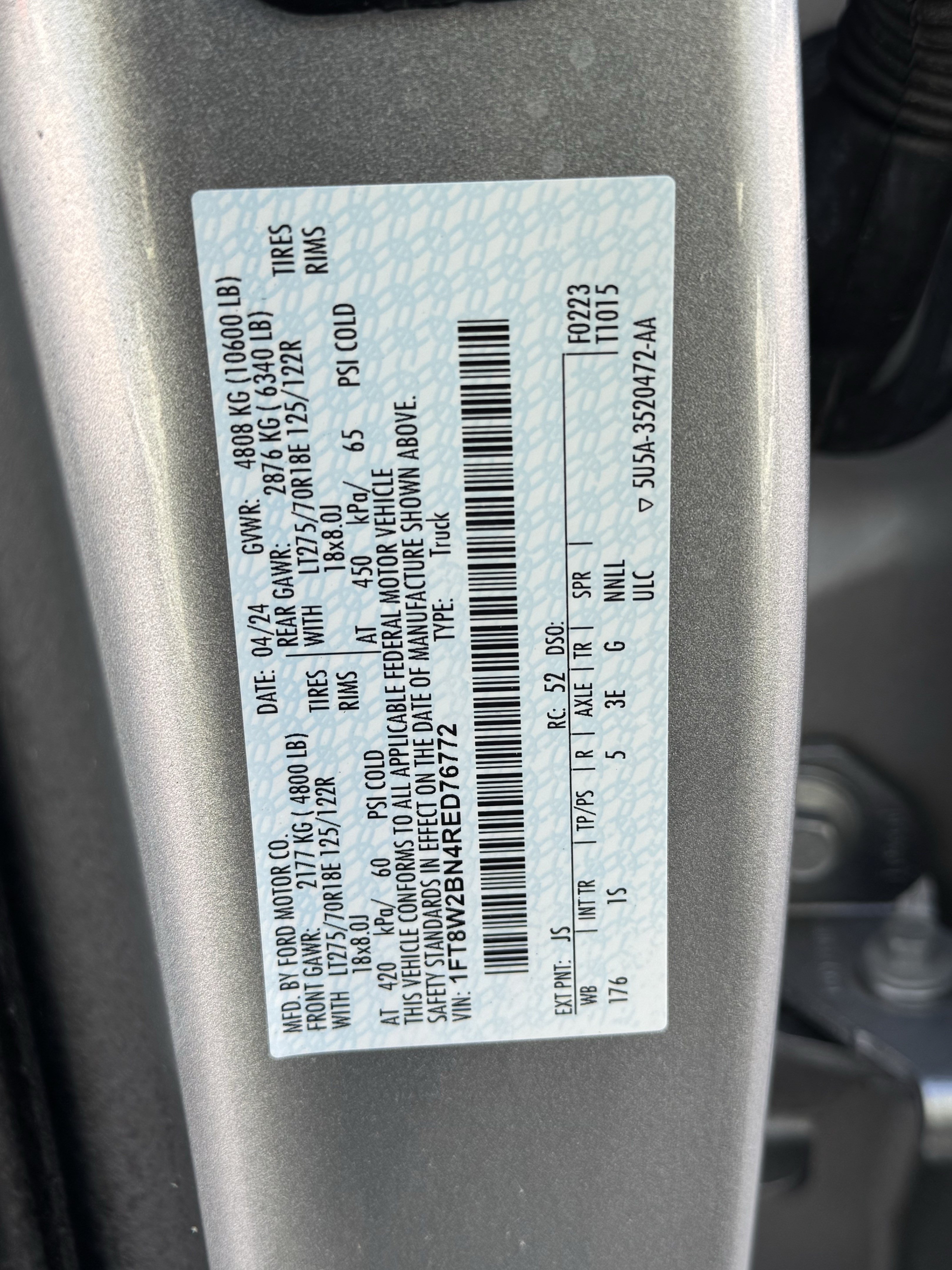 Used 2024 Ford F250 XL w/ STX Appearance Package AWD/4WD image 31