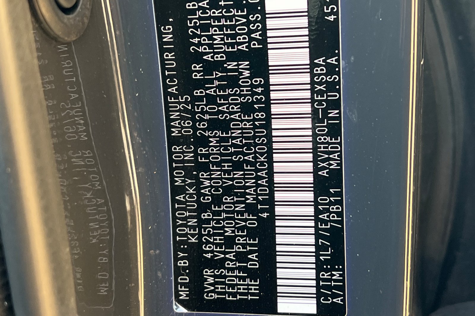 Certified 2025 Toyota Camry SE FWD image 27