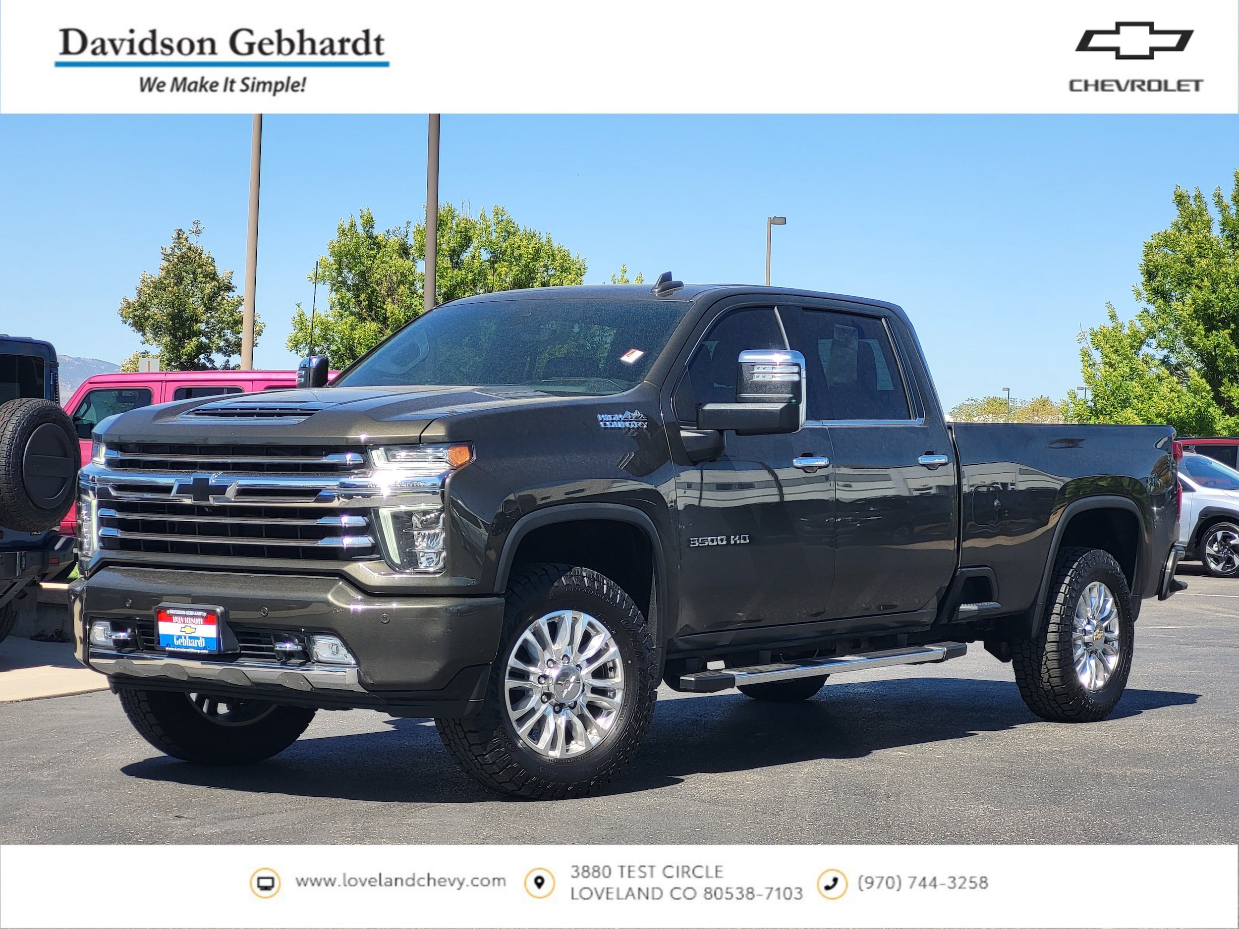 Used 2022 Chevrolet Silverado 3500 High Country w/ Z71 Off-Road Package