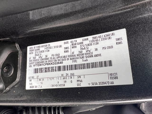 Used 2019 Ford F150 XL w/ Equipment Group 101A Mid RWD image 32