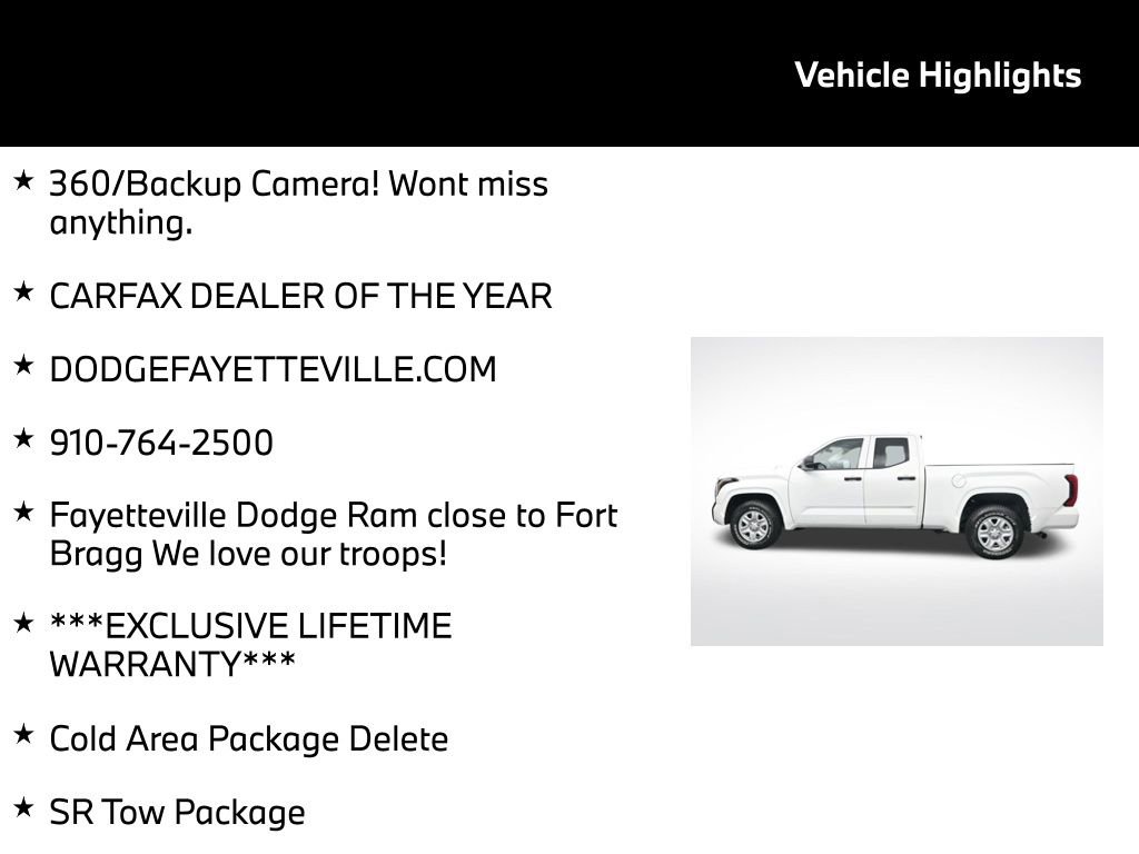 Used 2022 Toyota Tundra SR w/ SR Tow Package image 5