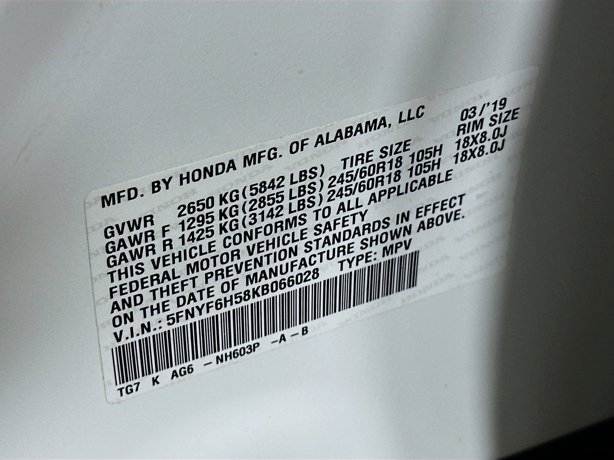 Used 2019 Honda Pilot EX-L image 12