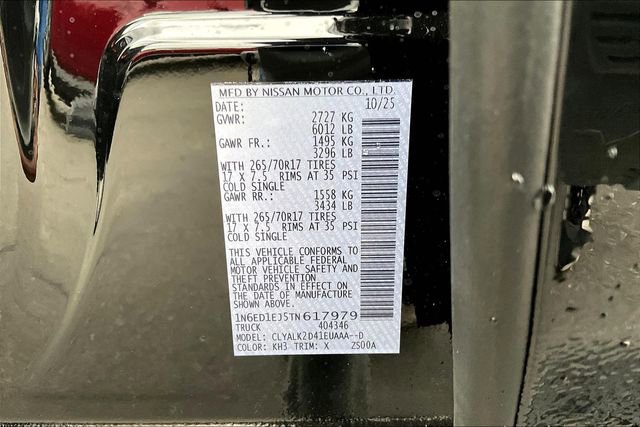 New 2026 Nissan Frontier Pro-X w/ Tow Package image 16