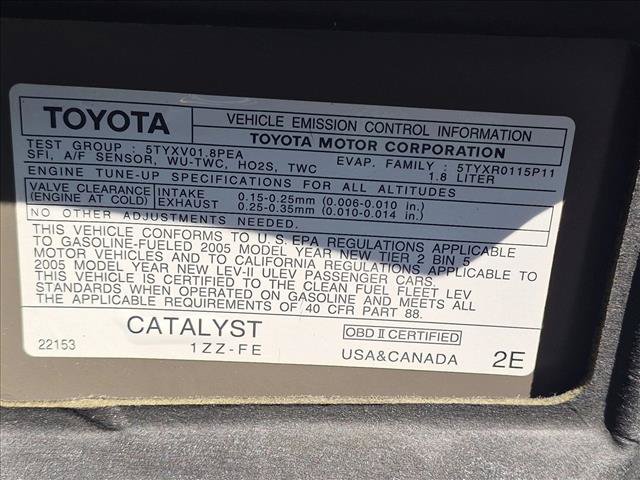 Used 2005 Toyota Corolla LE FWD image 23