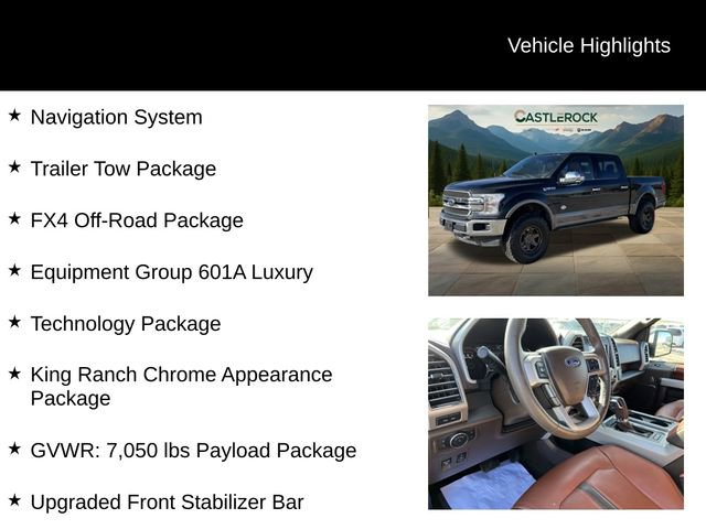 Used 2019 Ford F150 King Ranch w/ Equipment Group 601A Luxury image 8