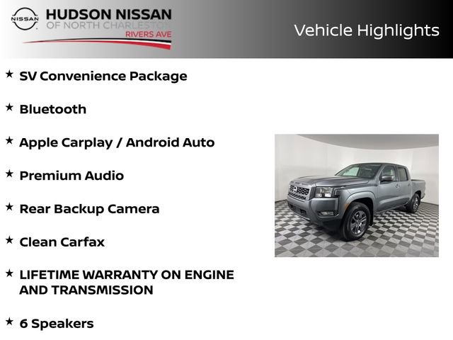 Used 2025 Nissan Frontier SV w/ SV Convenience Package image 10
