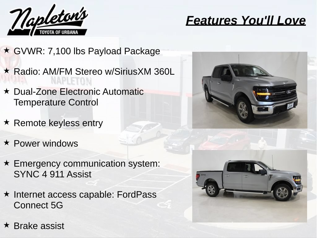 Used 2025 Ford F150 XLT w/ Equipment Group 301A Standard AWD/4WD image 6