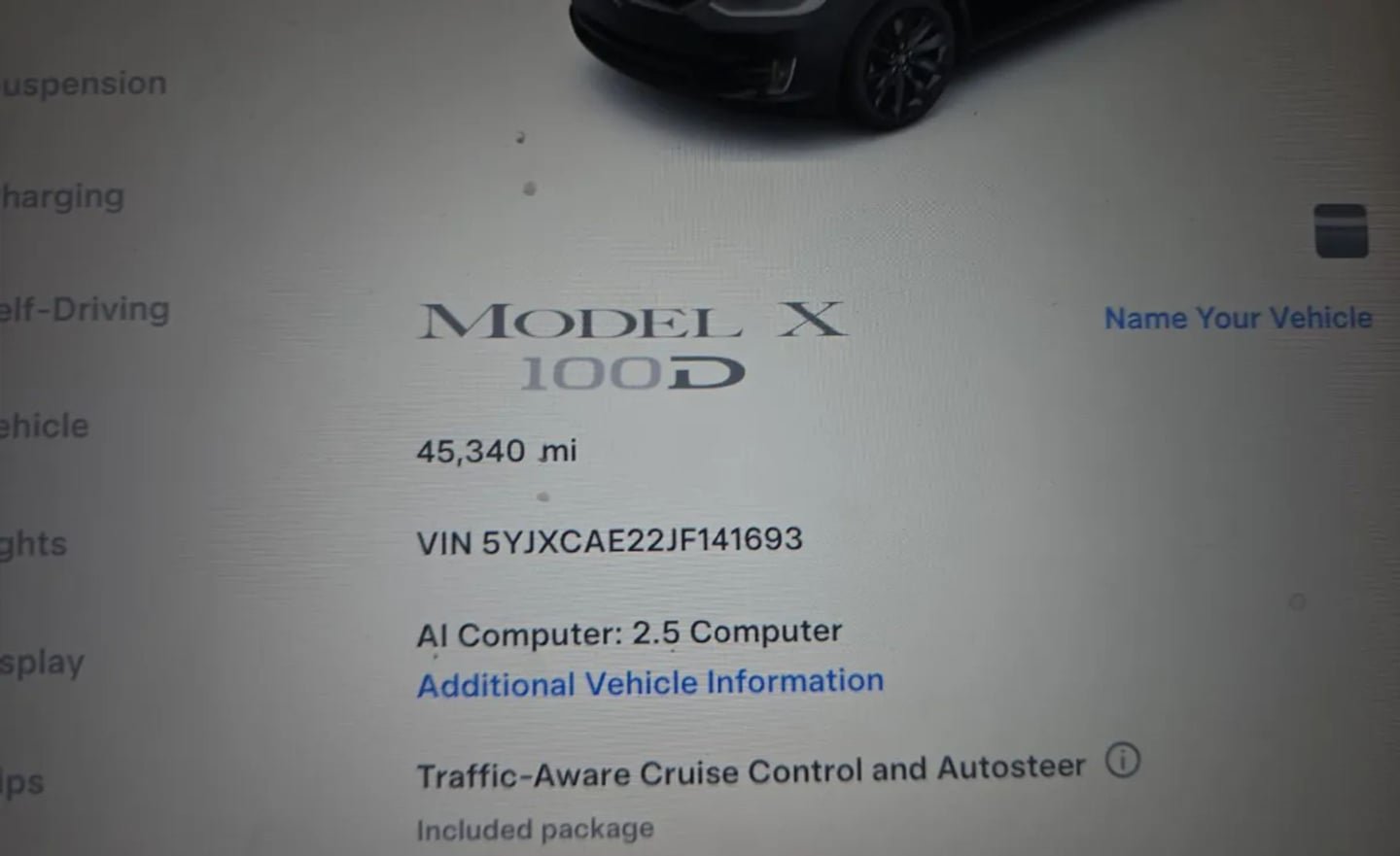 Used 2018 Tesla Model X 100D AWD/4WD image 24