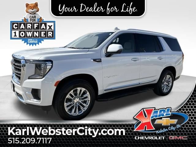 Certified 2022 GMC Yukon SLT w/ SLT Premium Package AWD/4WD image 1