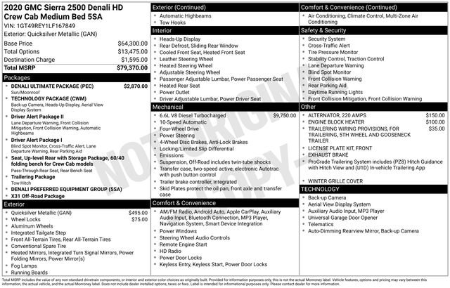 Used 2020 GMC Sierra 2500 Denali w/ Denali Ultimate Package image 23