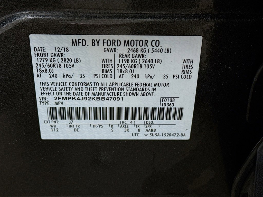 Used 2019 Ford Edge SEL image 30