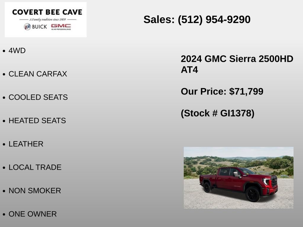 Used 2024 GMC Sierra 2500 AT4 w/ AT4 Premium Plus Package AWD/4WD image 6