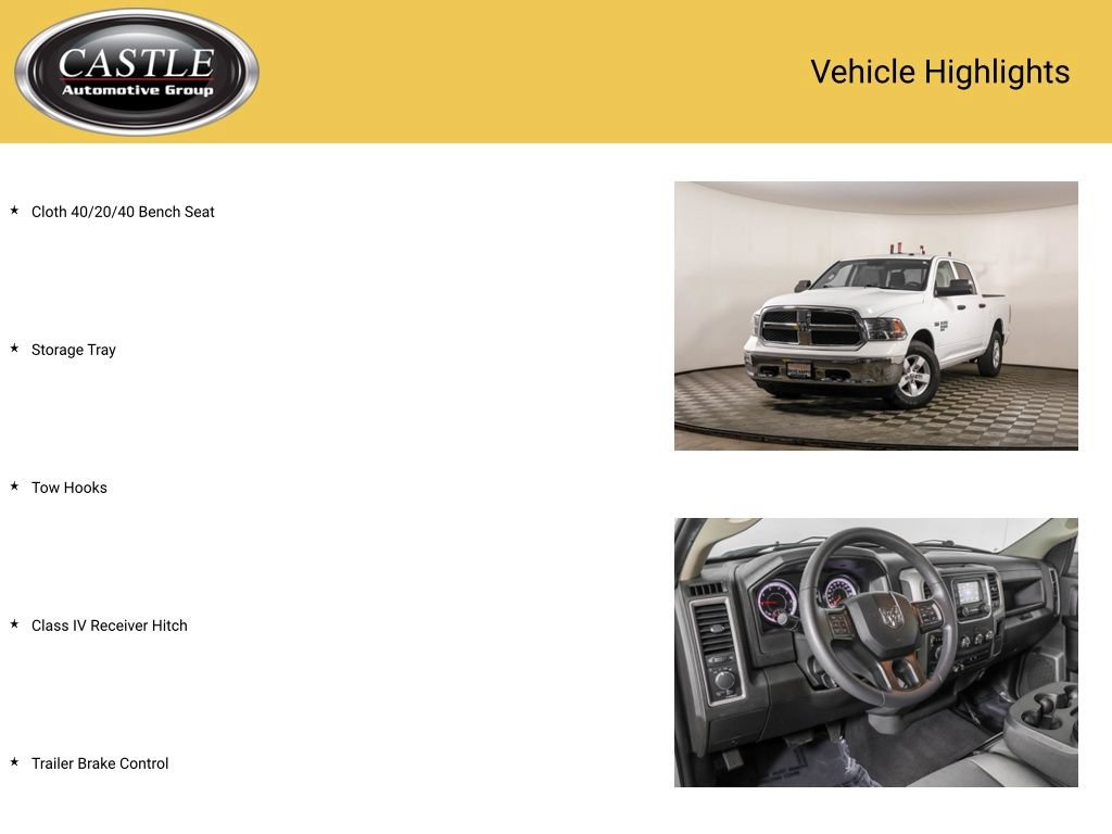 Used 2023 RAM 1500 Tradesman w/ Trailer Tow Package AWD/4WD image 12