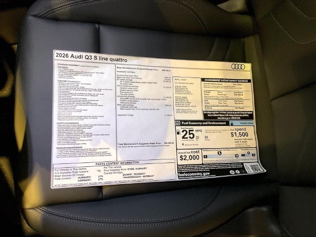 New 2026 Audi Q3 quattro 2.0T AWD/4WD image 10