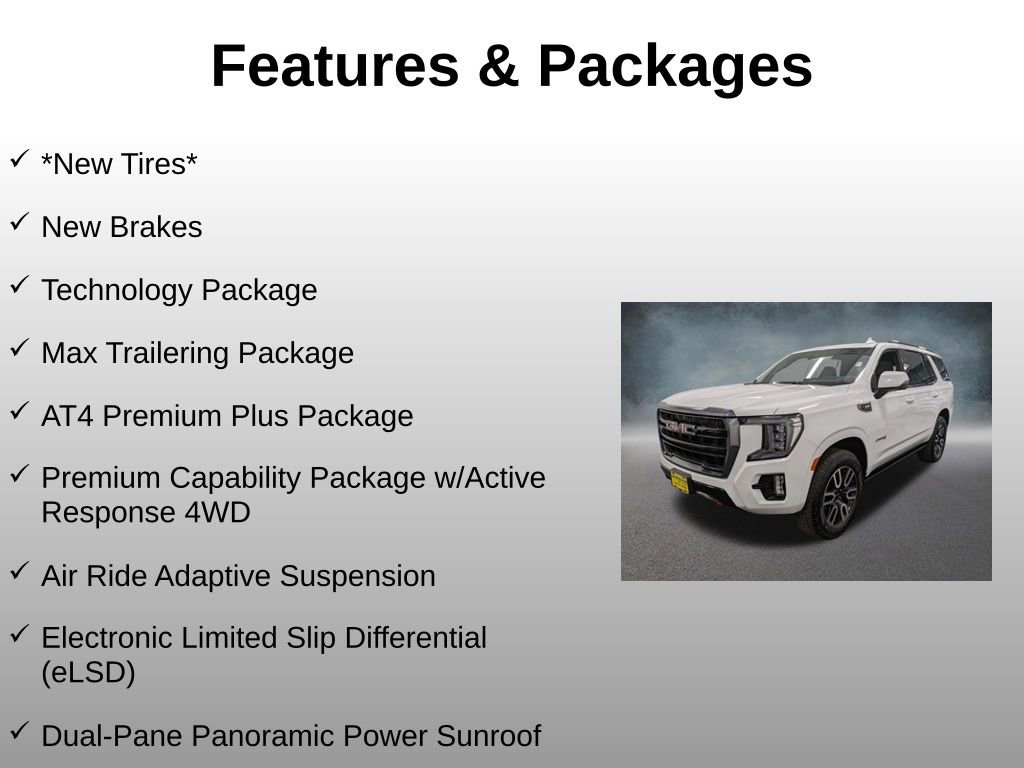 Used 2024 GMC Yukon AT4 w/ AT4 Premium Plus Package image 4
