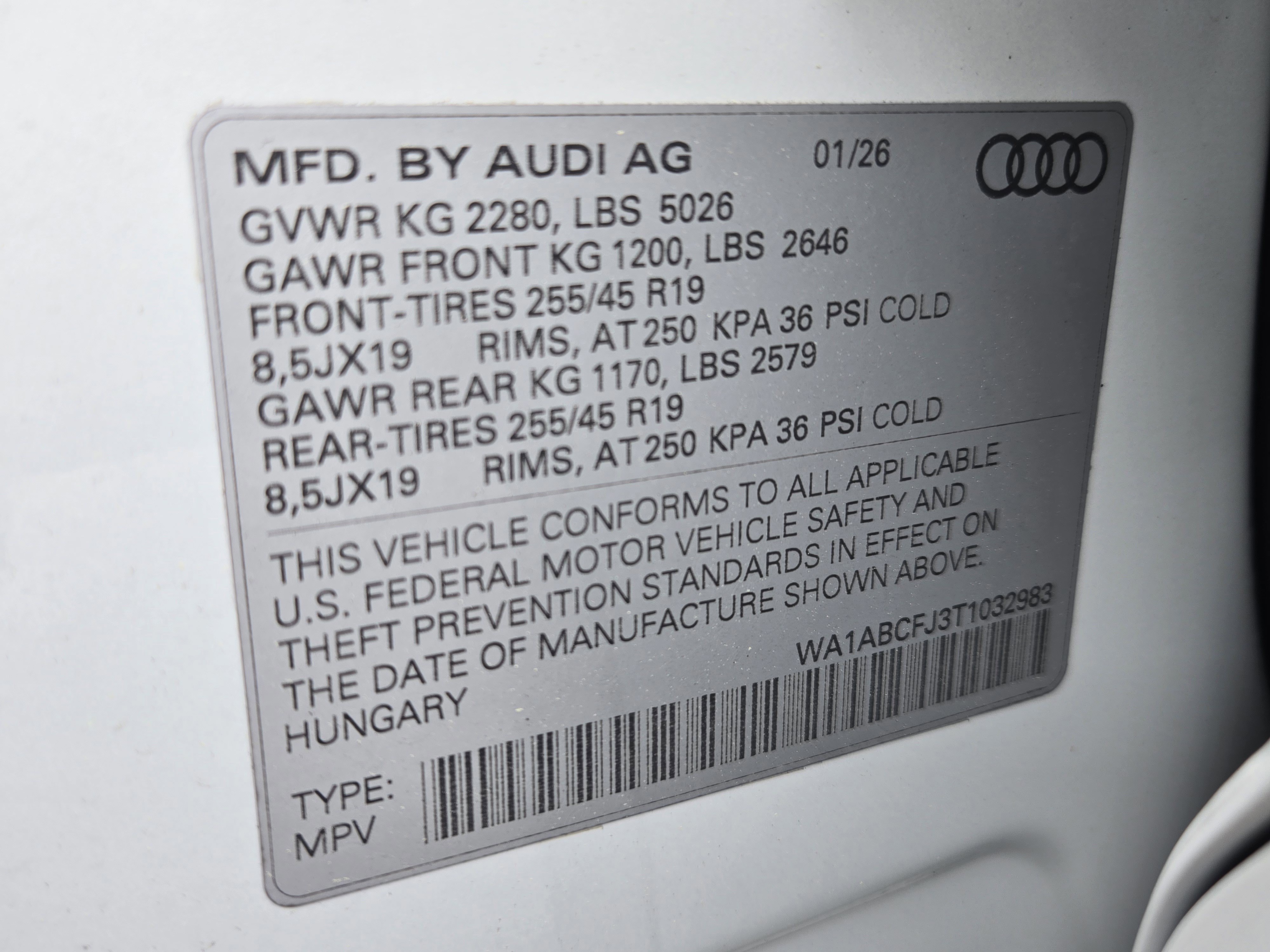 New 2026 Audi Q3 quattro 2.0T image 12