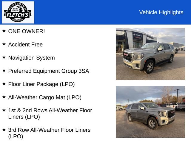 Used 2023 GMC Yukon SLE w/ LPO, Floor Liner Package image 2