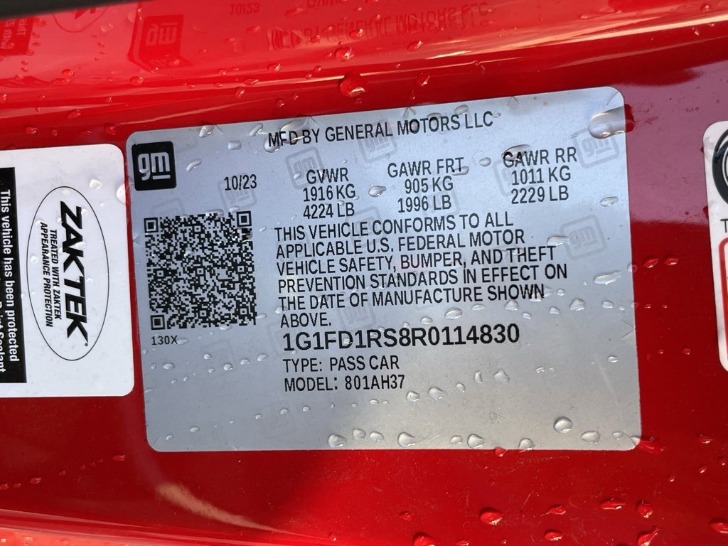 Used 2024 Chevrolet Camaro LT image 33