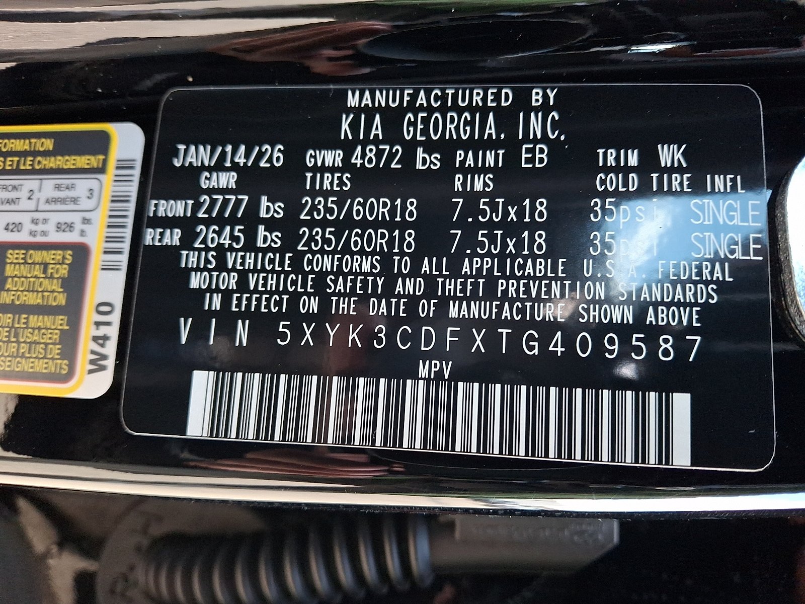 New 2026 Kia Sportage EX w/ EX Panorama Roof Package AWD/4WD image 16