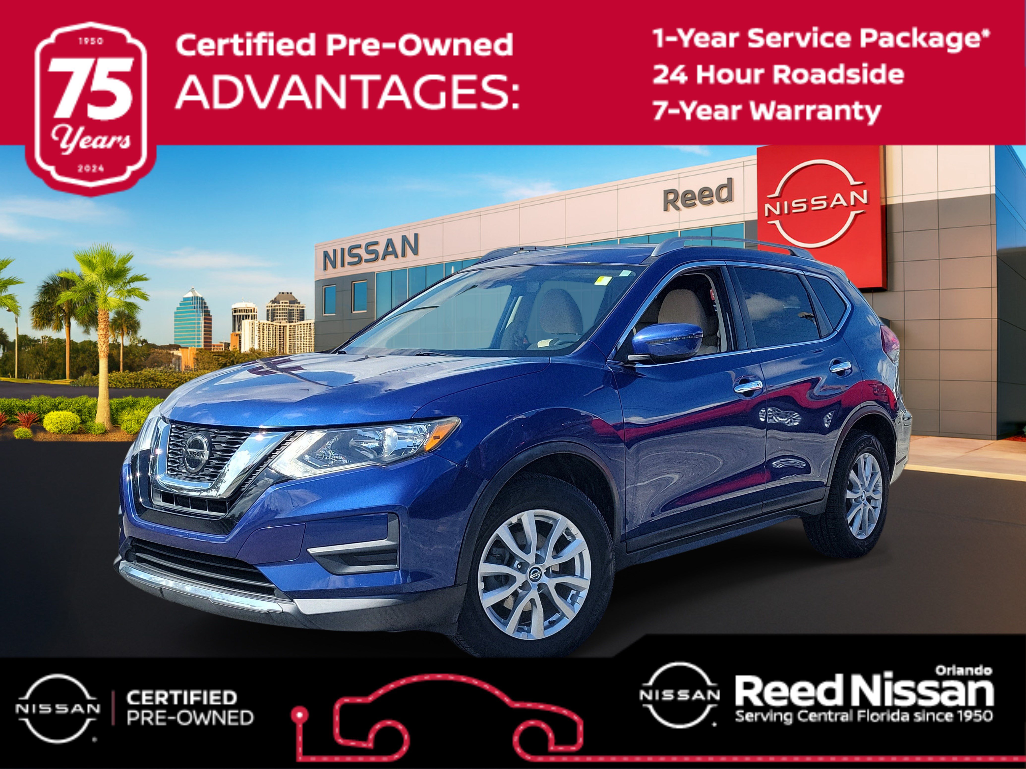 Certified 2020 Nissan Rogue SV FWD image 1