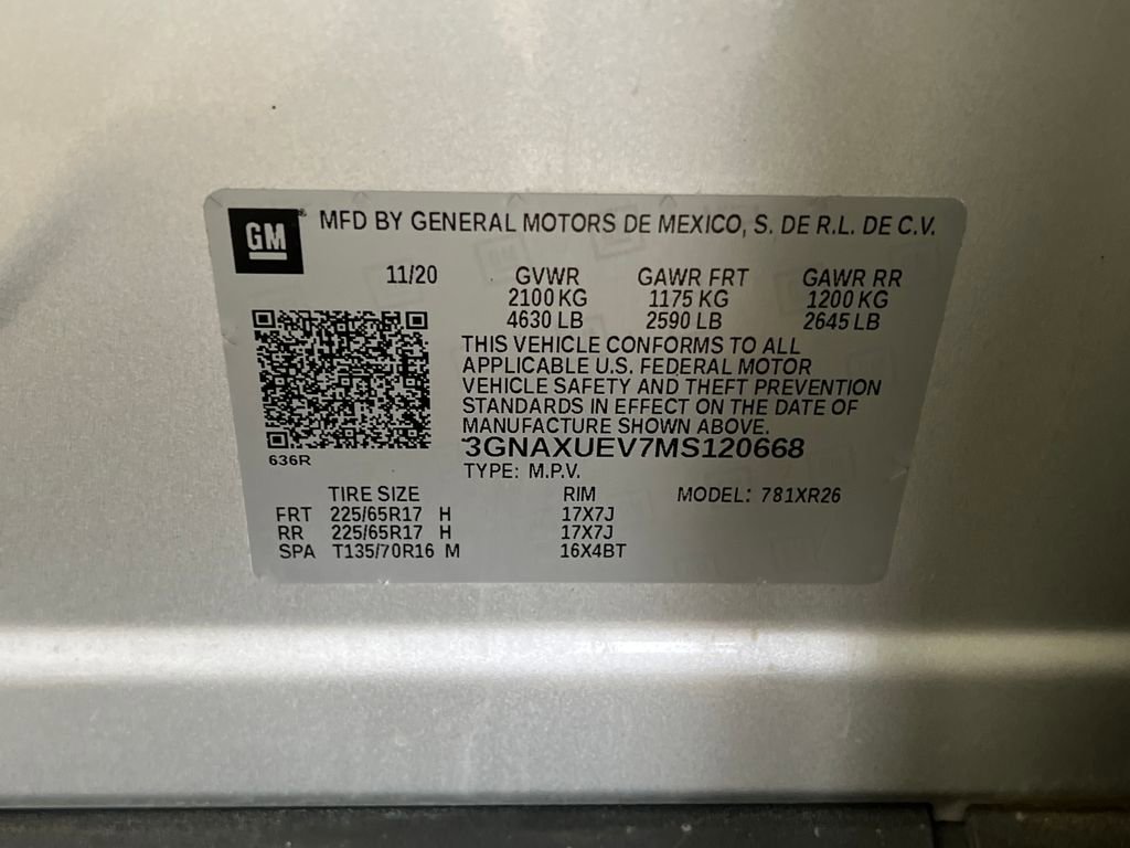 Used 2021 Chevrolet Equinox LT AWD/4WD image 46