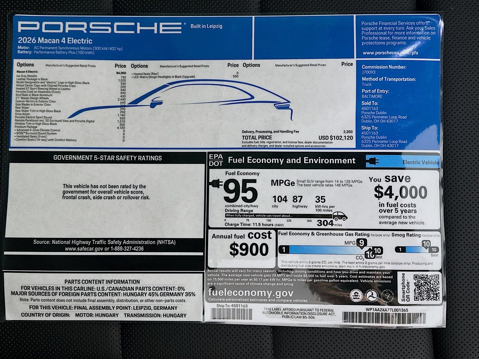 New 2026 Porsche Macan 4 Electric AWD/4WD image 47