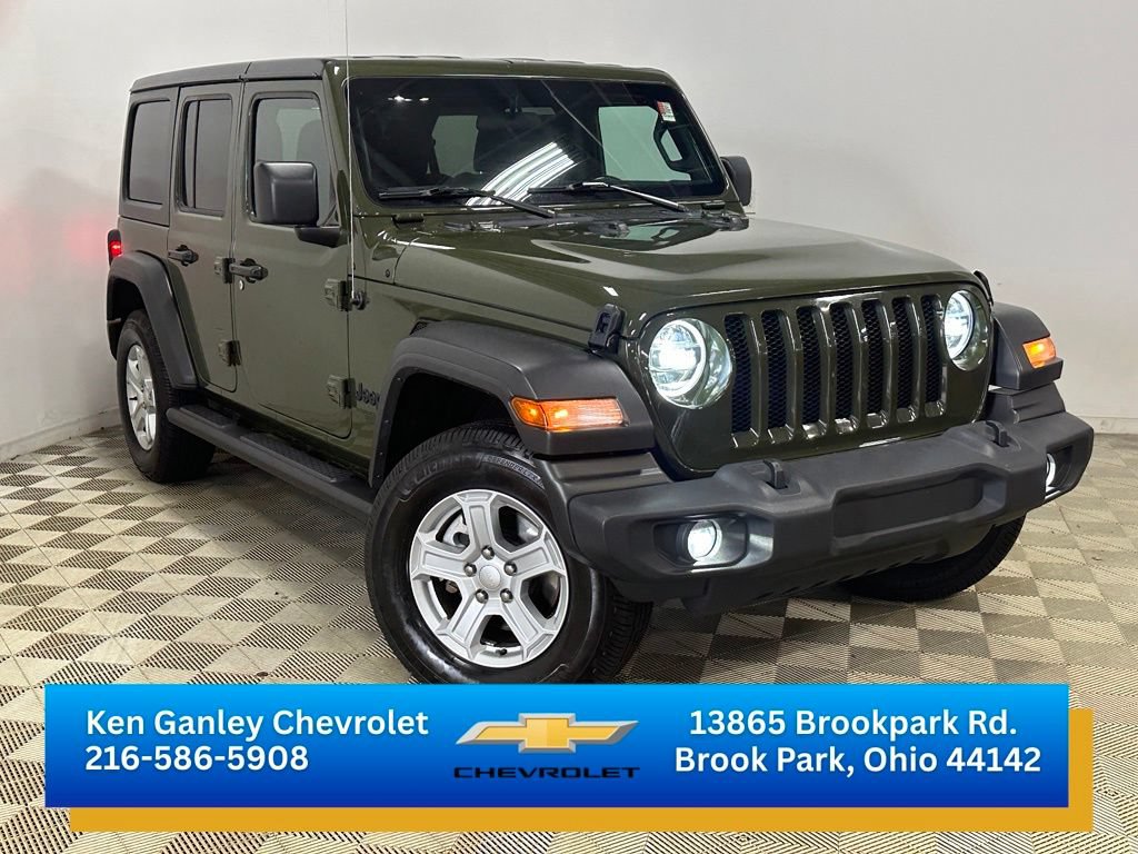 Used 2021 Jeep Wrangler Unlimited Sport AWD/4WD image 3