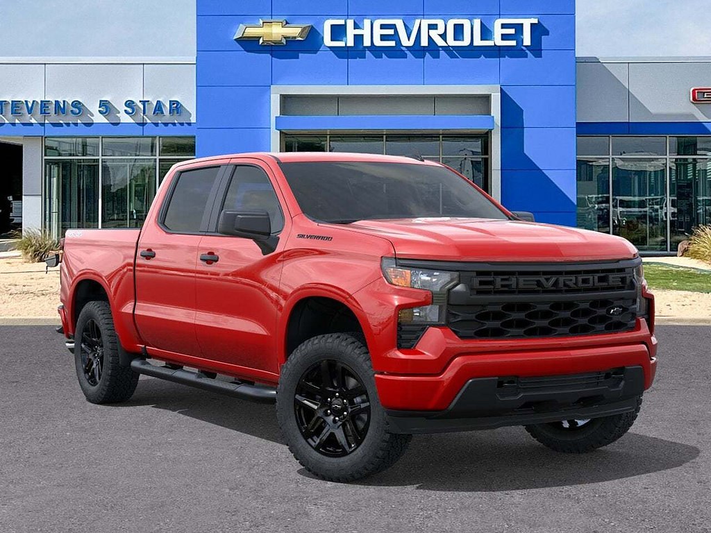 New 2026 Chevrolet Silverado 1500 Custom w/ Turbomax Blackout Package AWD/4WD image 67