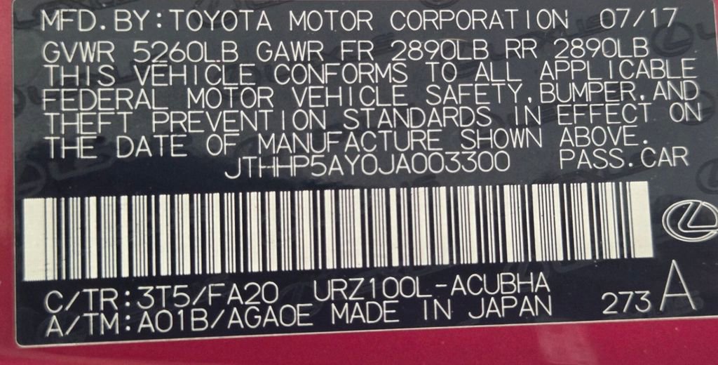 Used 2018 Lexus LC 500 Coupe RWD image 33