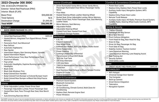 Used 2023 Chrysler 300 C image 49