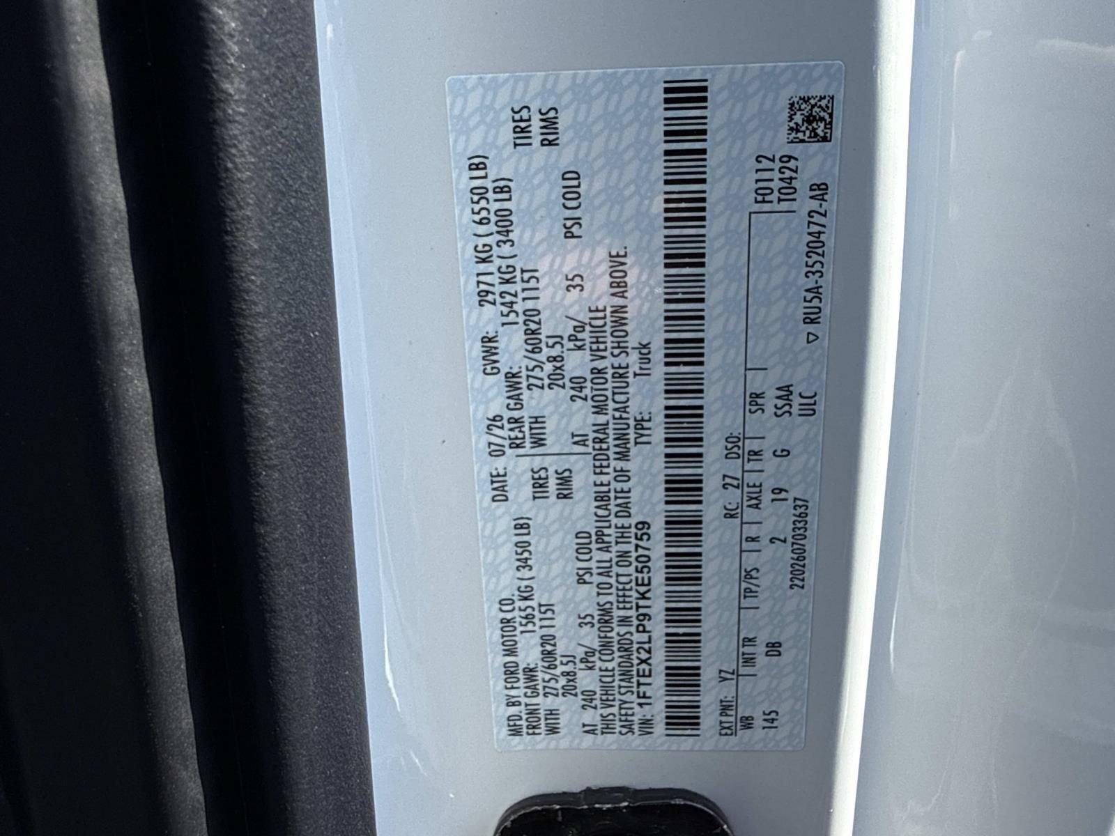 New 2026 Ford F150 STX w/ Equipment Group 200A AWD/4WD image 21