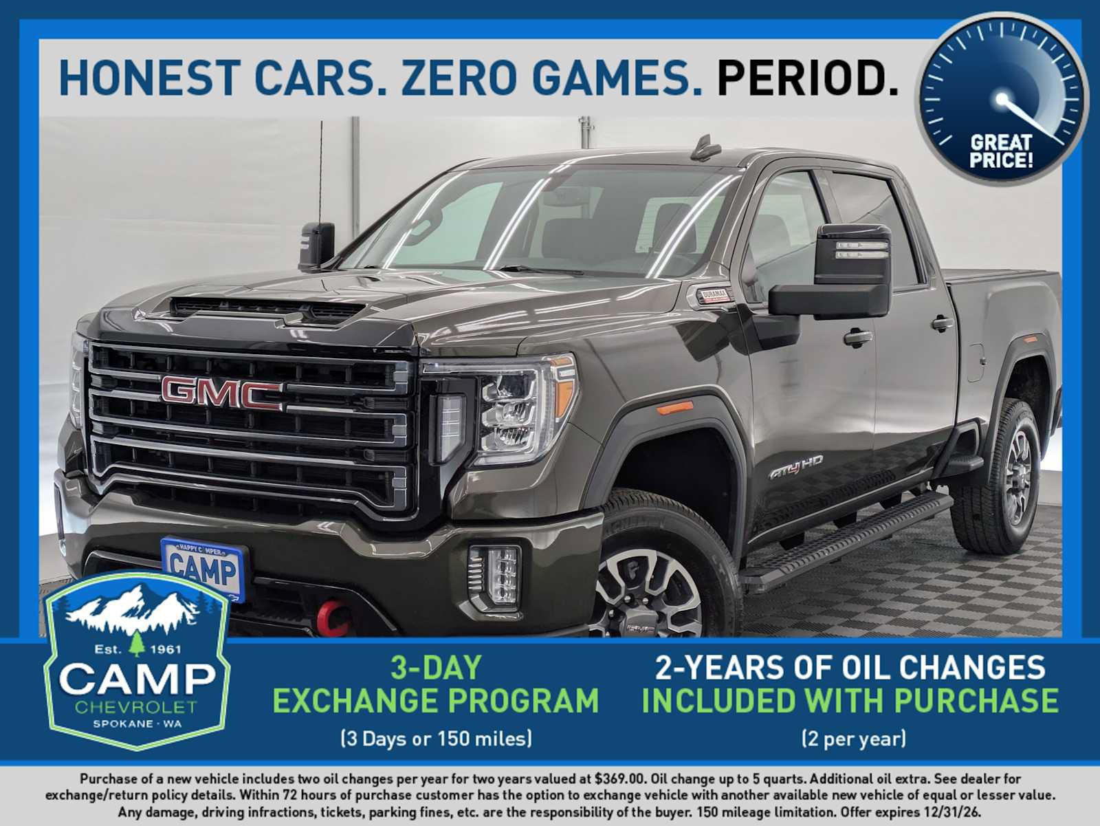 Used 2022 GMC Sierra 3500 AT4 w/ Gooseneck/5TH Wheel Package