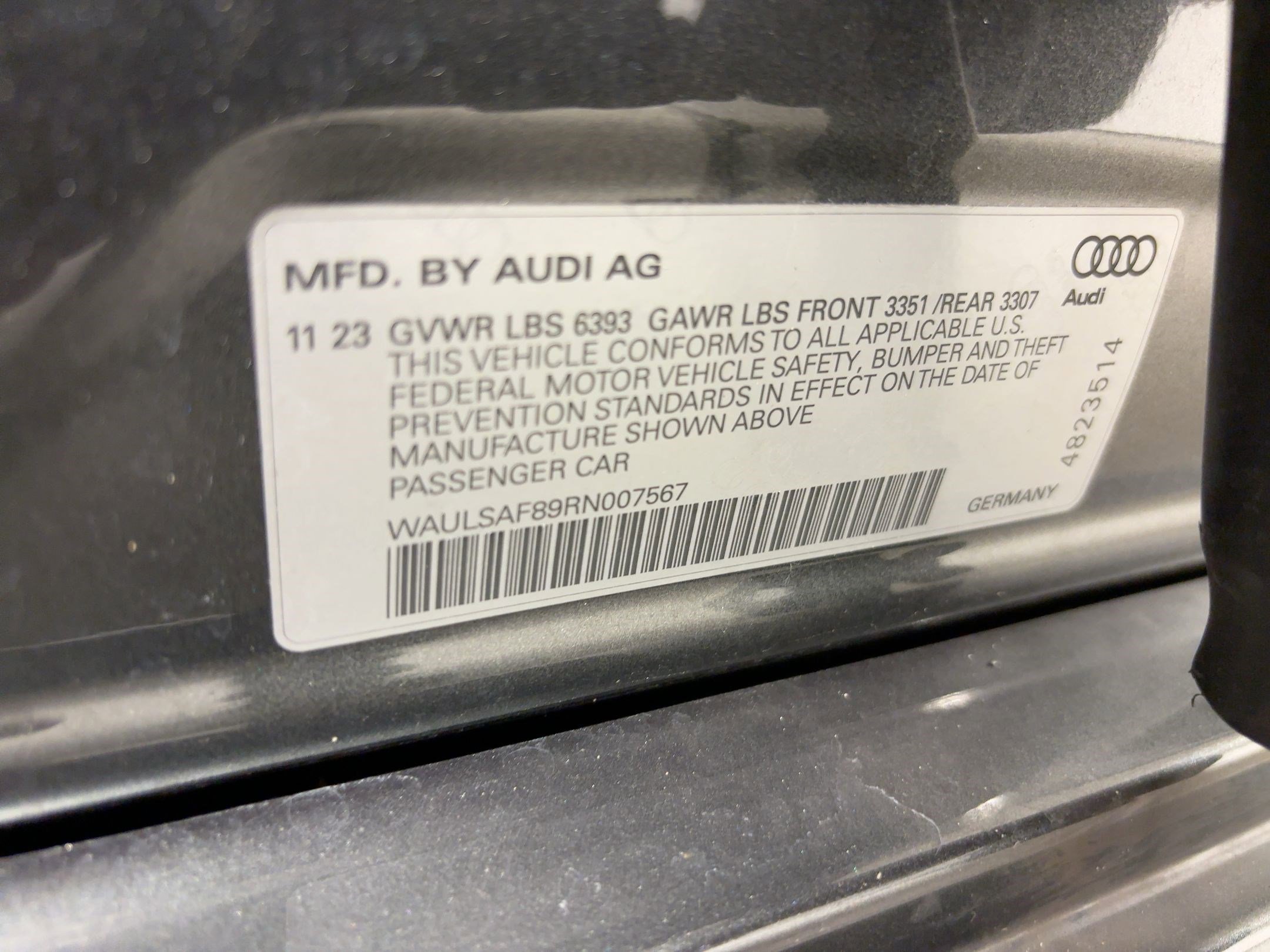 Used 2024 Audi S8 w/ S8 Comfort Plus Package image 18