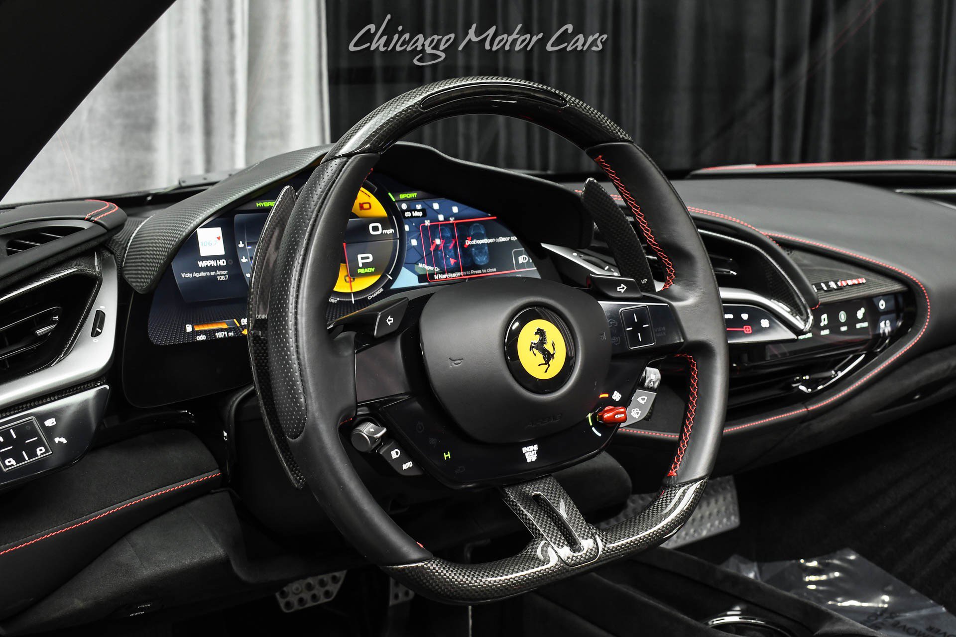Used 2022 Ferrari SF90 Spider 1900 miles Tons of Carbon Fibe image 9