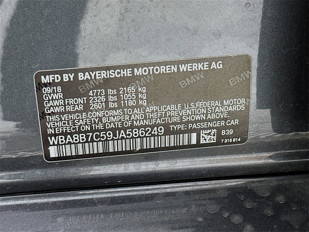 Used 2018 BMW 340i xDrive Sedan w/ Premium Package image 26