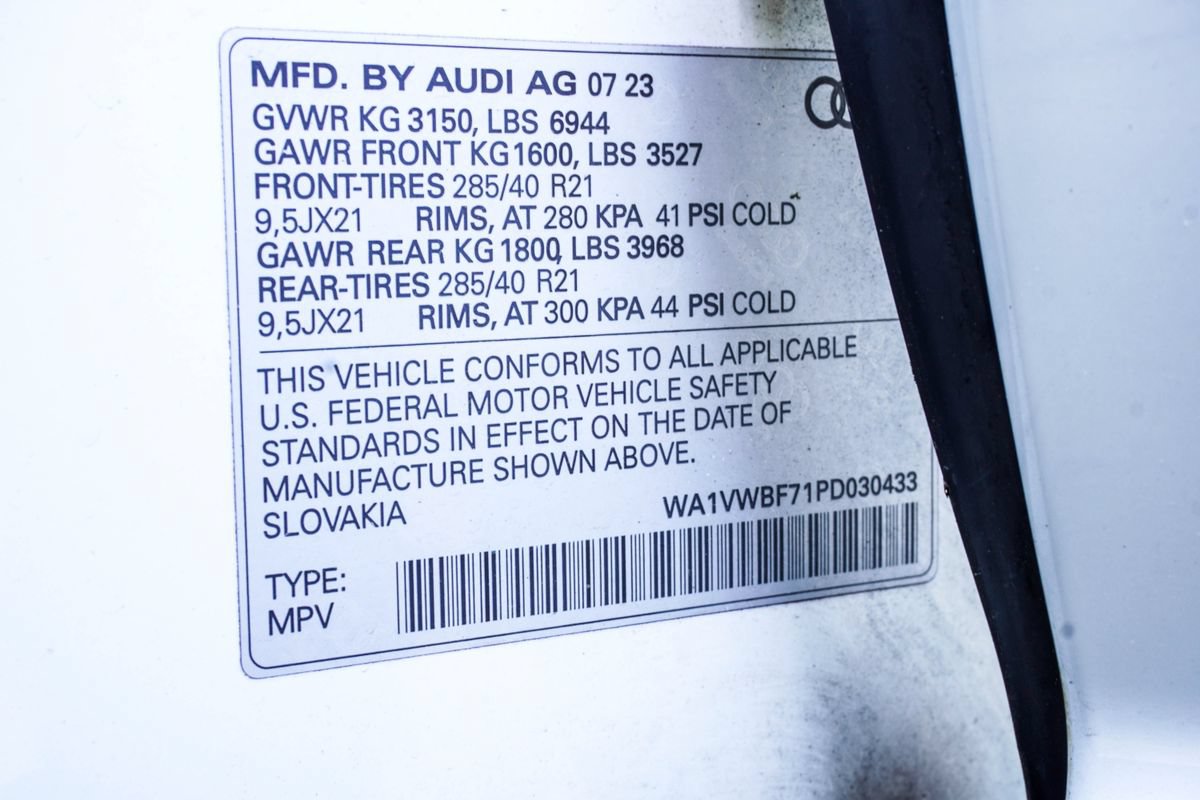 Used 2023 Audi SQ7 Prestige AWD/4WD image 42