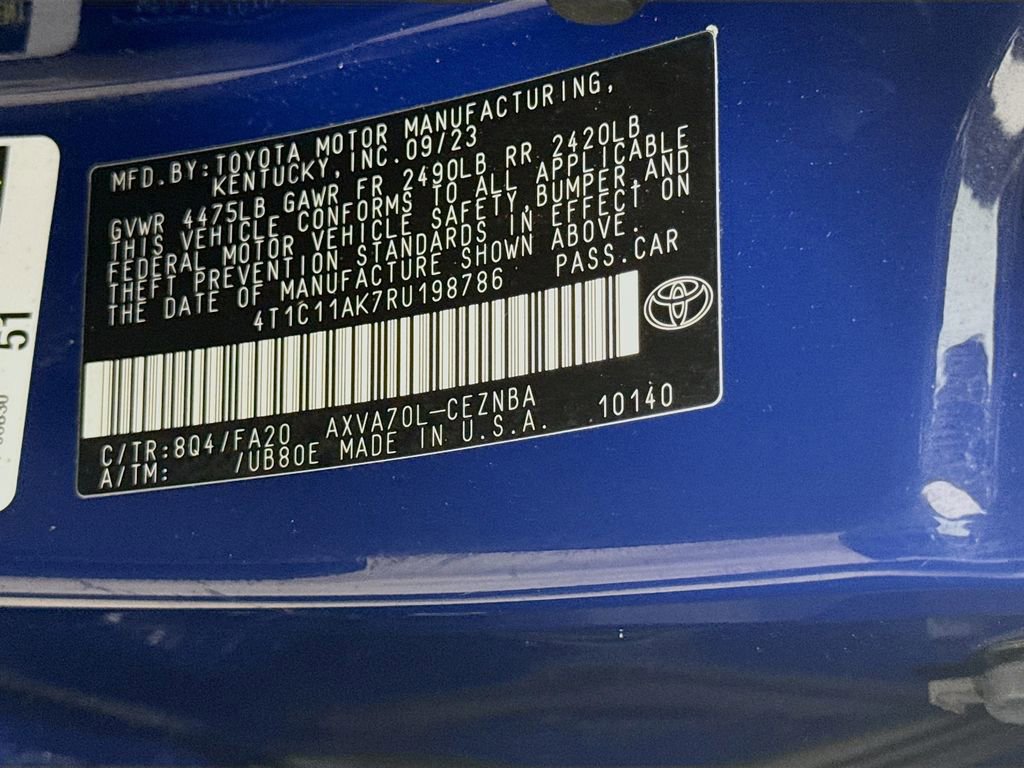 Certified 2024 Toyota Camry LE image 30