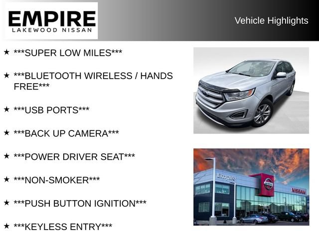 Used 2016 Ford Edge SEL w/ Equipment Group 201A AWD/4WD image 2