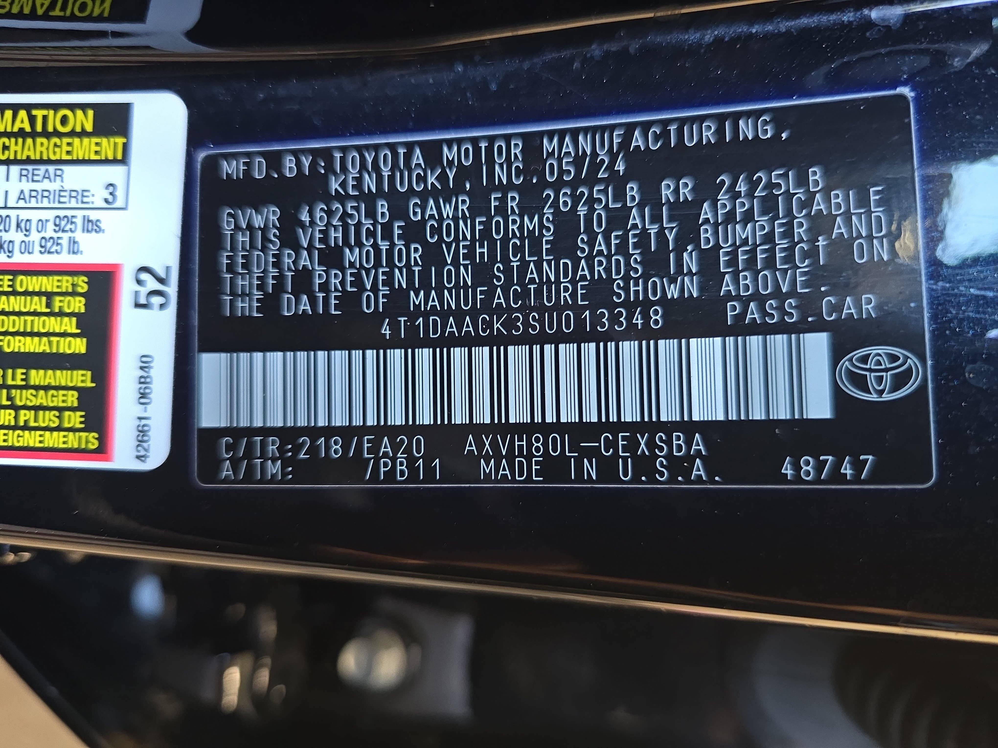 Used 2025 Toyota Camry SE w/ Multimedia Upgrade Package FWD image 34