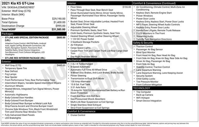 Used 2021 Kia K5 GT-Line image 13