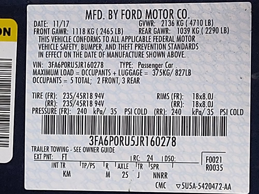 Used 2018 Ford Fusion Titanium FWD image 33