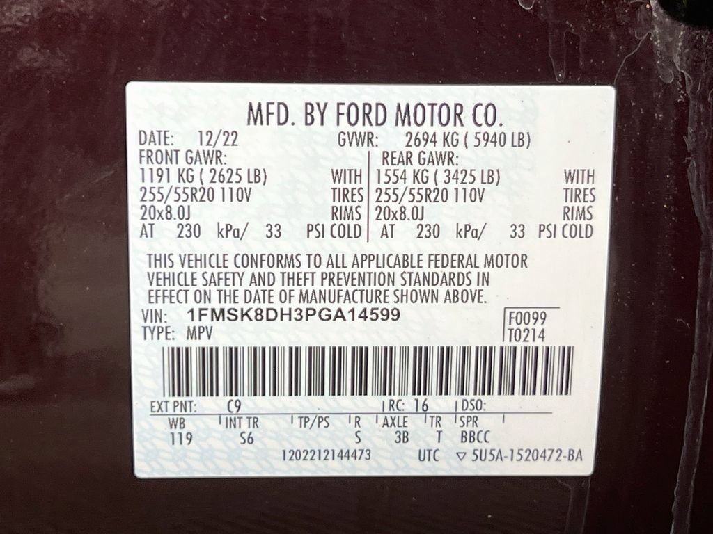 Certified 2023 Ford Explorer XLT w/ Equipment Group 202A AWD/4WD image 38