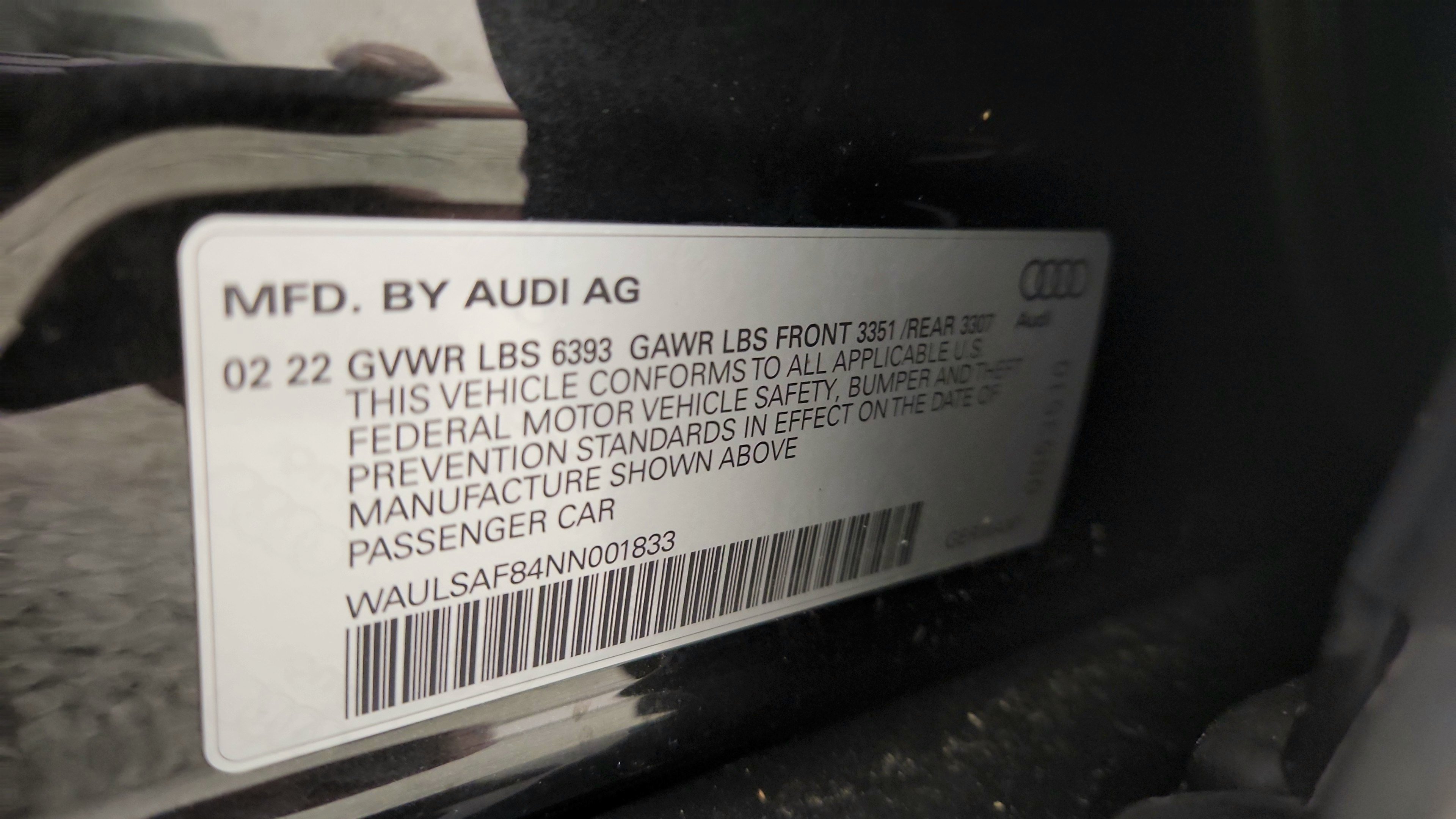 Used 2022 Audi S8 w/ S8 Comfort Plus Package AWD/4WD image 21