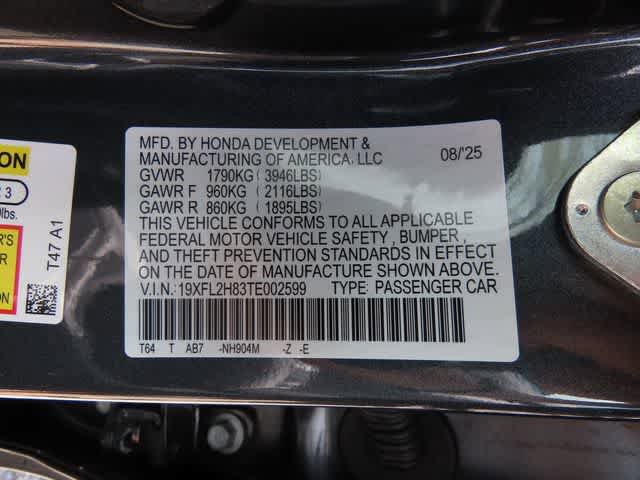 Certified 2026 Honda Civic Sport image 25