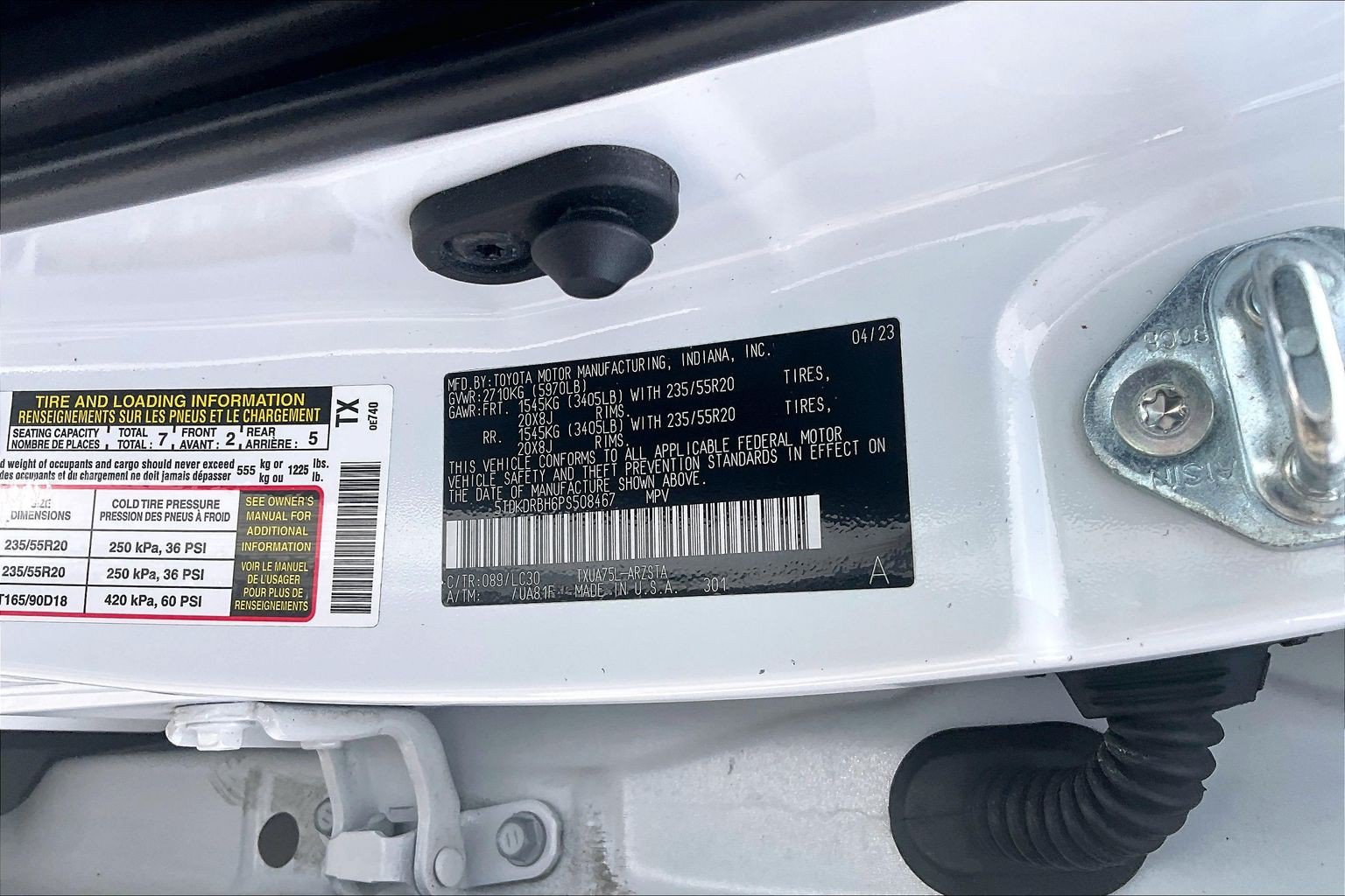 Used 2023 Toyota Highlander XSE AWD/4WD image 38
