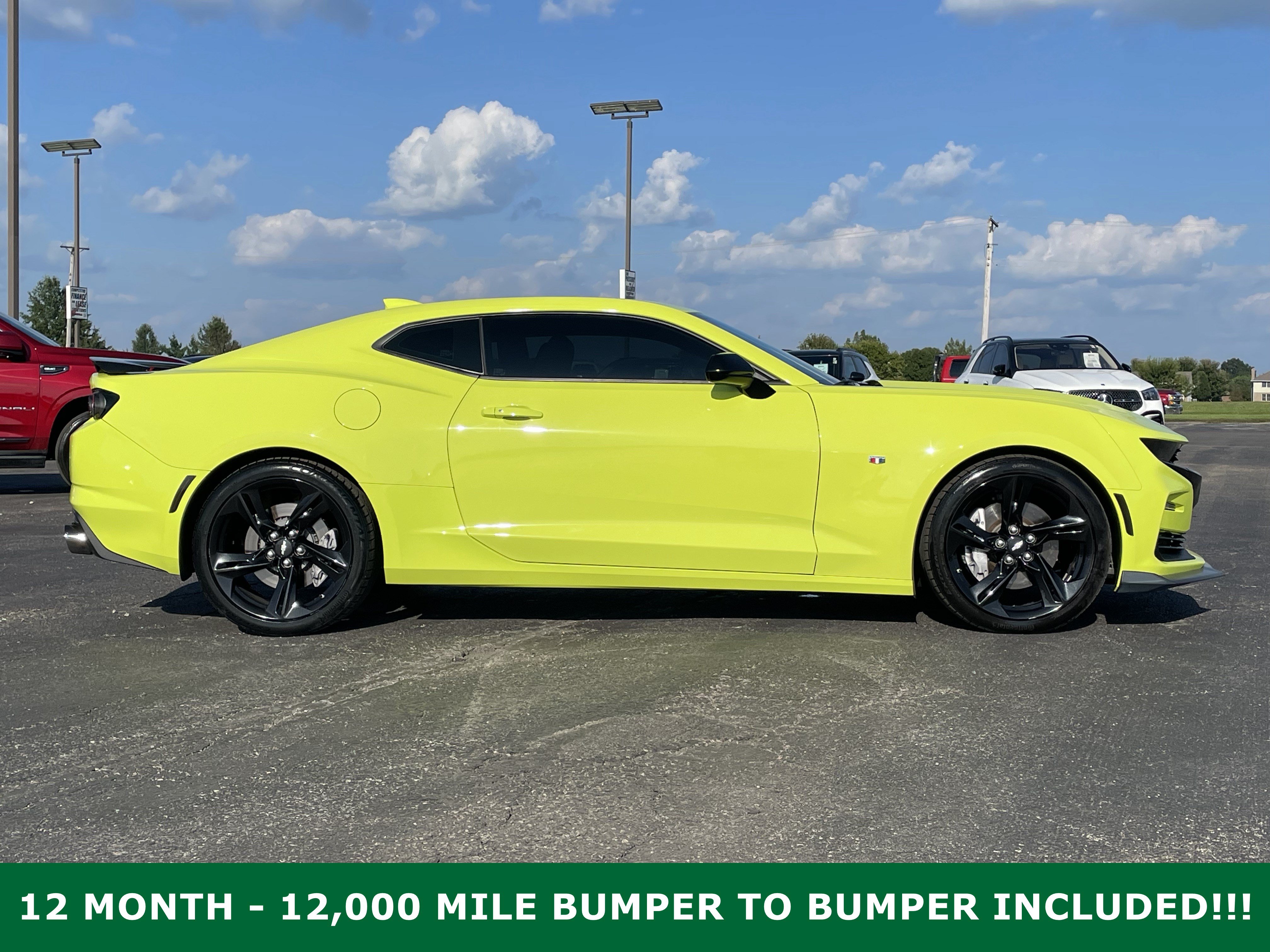 Certified 2019 Chevrolet Camaro SS w/ Black Appearance Package RWD image 2
