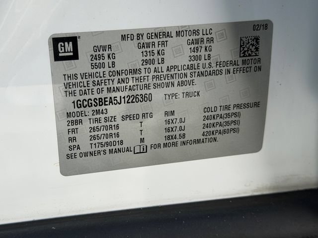 Used 2018 Chevrolet Colorado W/T RWD image 25