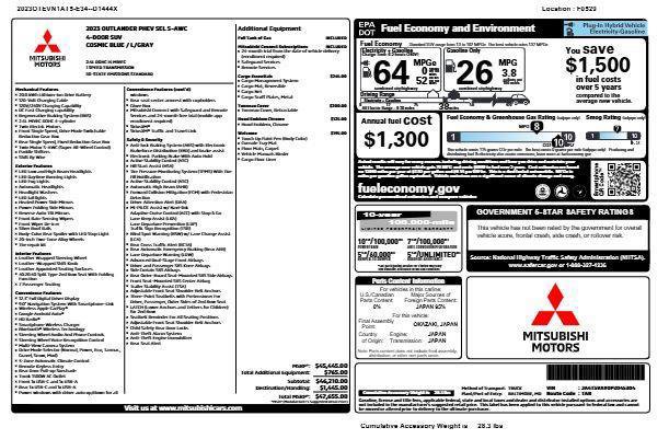 Used 2023 Mitsubishi Outlander SEL image 3